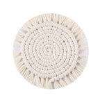 Decorative Round Macrame Trivet | High & Bury