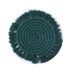 Decorative Round Macrame Trivet | High & Bury