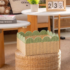 Decorative Scalloped Storage Basket | High & Bury