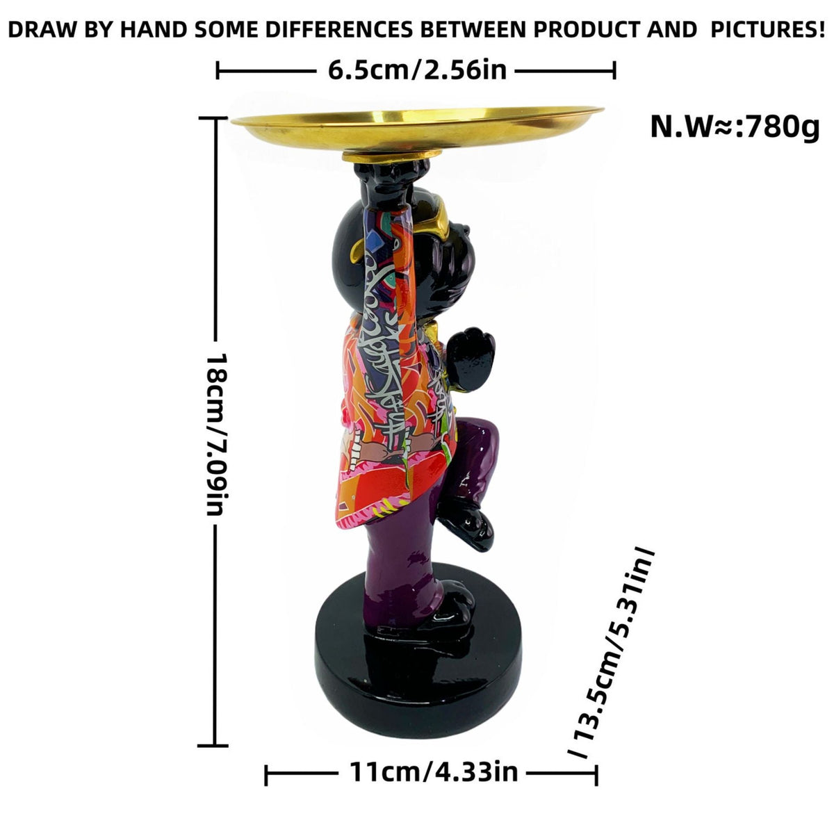 Decorative Sculpture with Tray | High & Bury