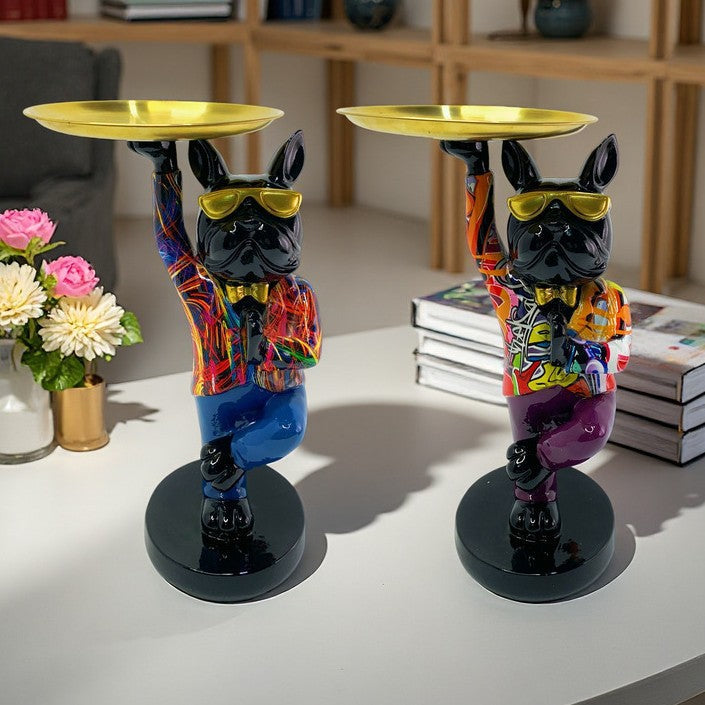 Decorative Sculpture with Tray | High & Bury