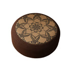 Decorative Seating Pouf with Stylish Floral Design | High & Bury