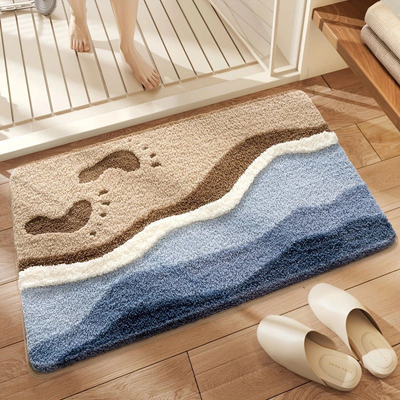 Decorative Shower Bath Mat | High & Bury