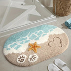Decorative Shower Bath Mat | High & Bury