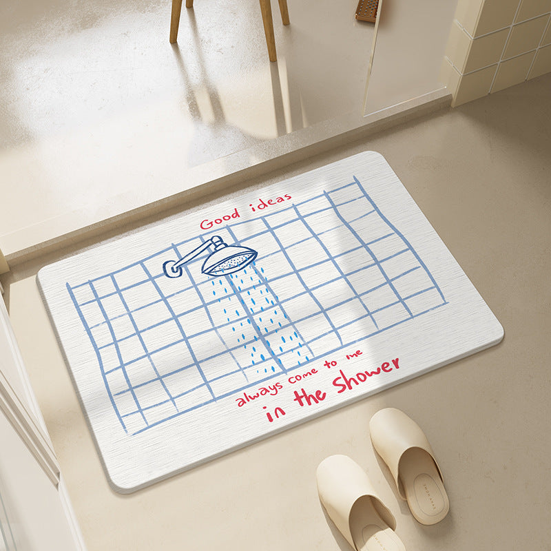 Decorative Shower Mat | High & Bury