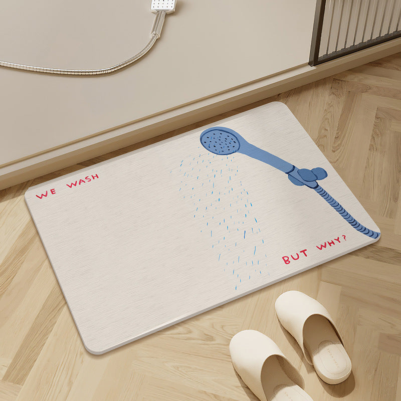 Decorative Shower Mat | High & Bury