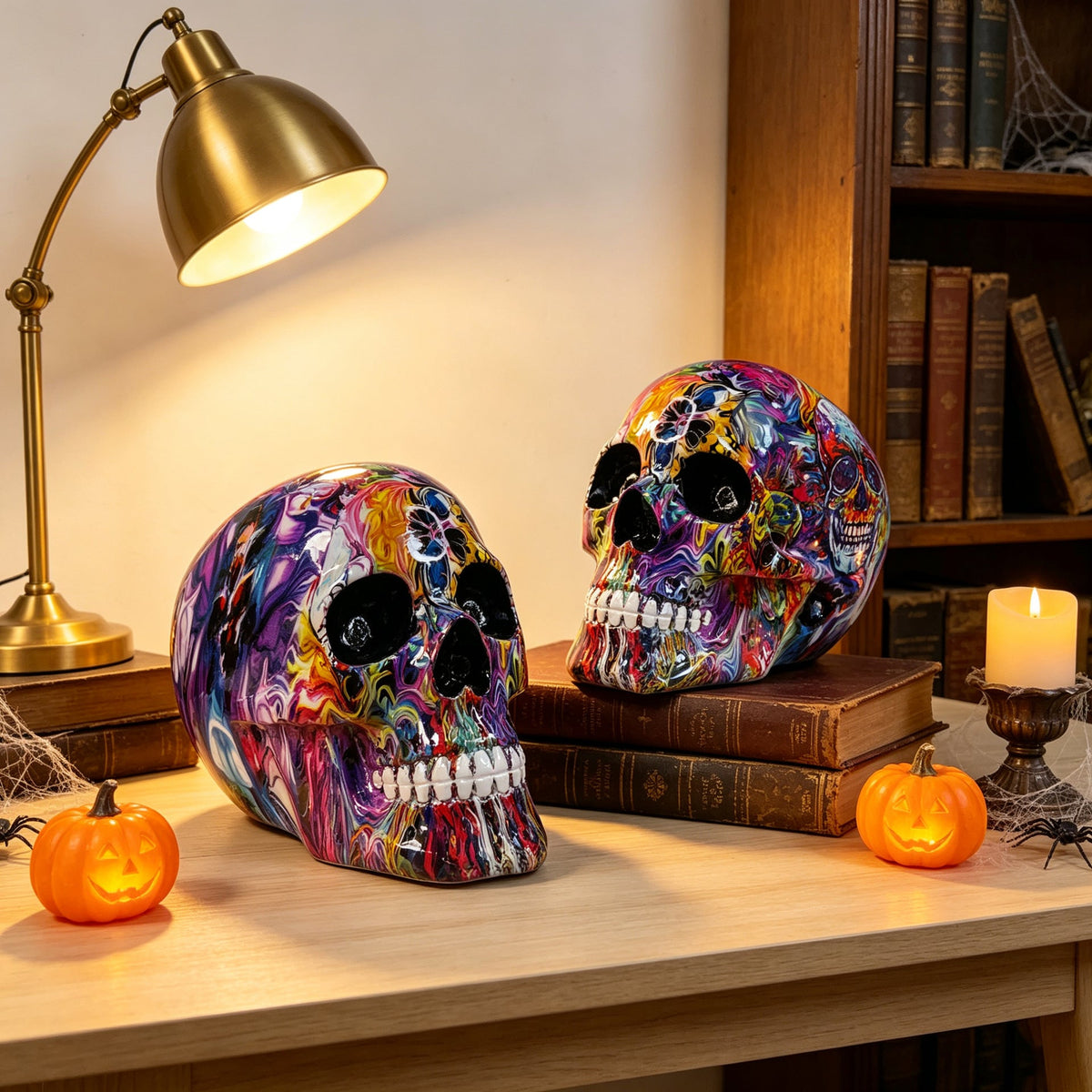 Decorative Skull Soft Textile Ceramic | High & Bury
