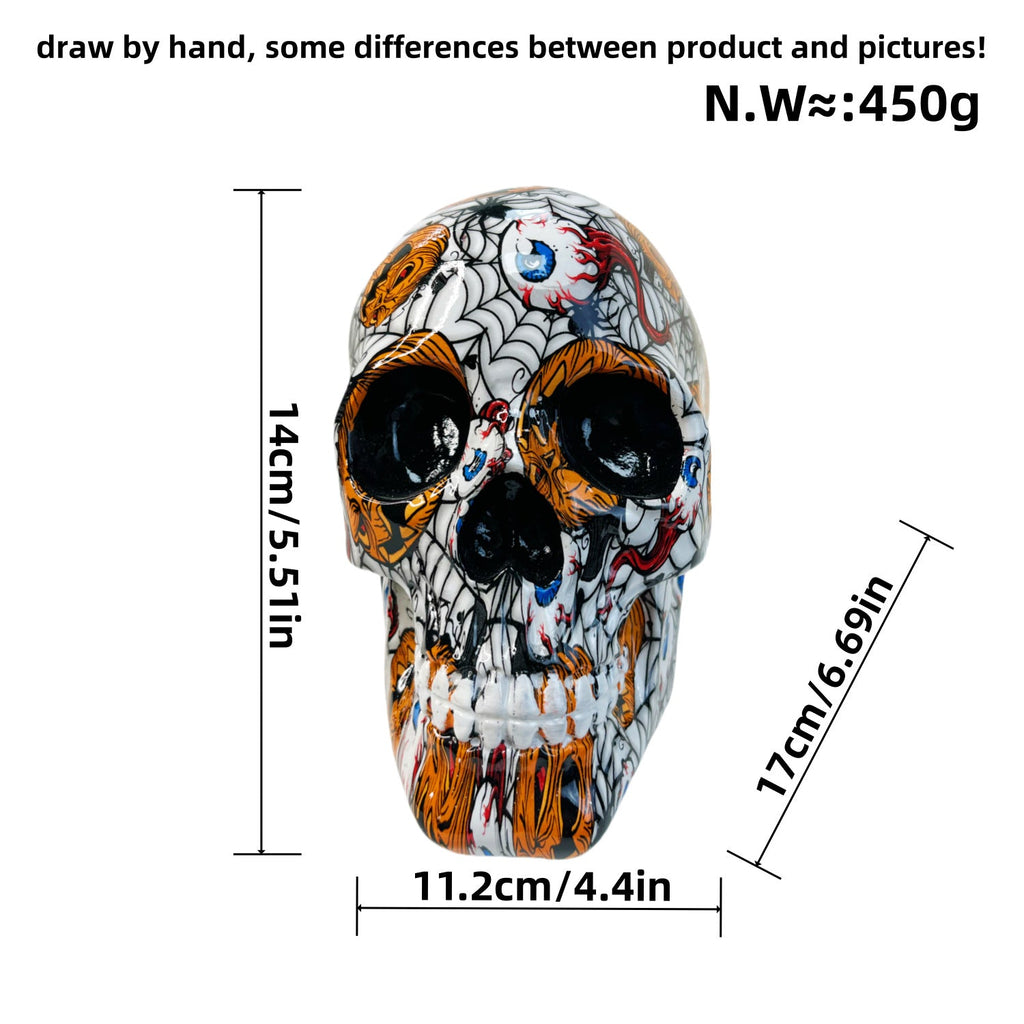 Decorative Skull Soft Textile Ceramic | High & Bury