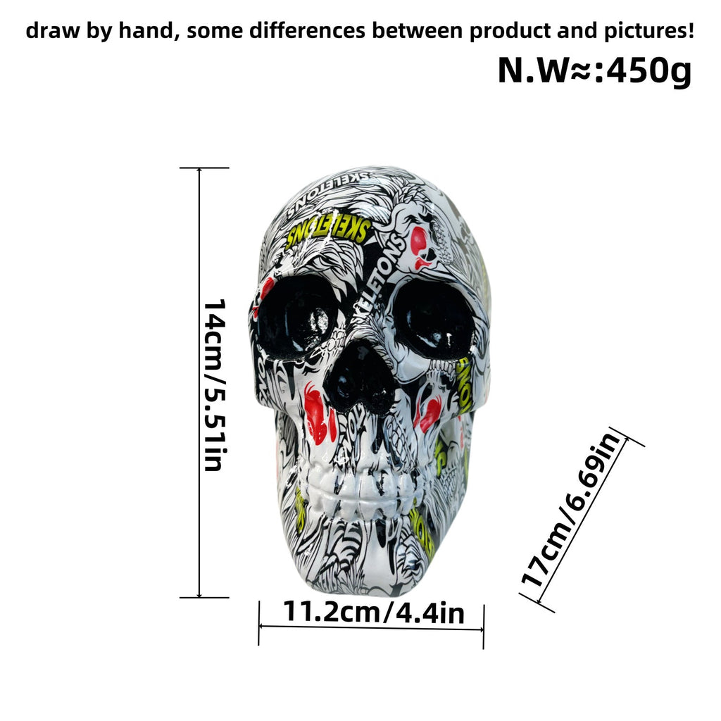Decorative Skull Soft Textile Ceramic | High & Bury