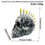 Decorative Skull Soft Textile Ceramic | High & Bury