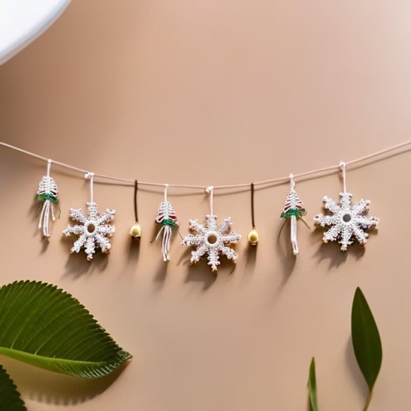 Decorative Snowflake Garland | High & Bury
