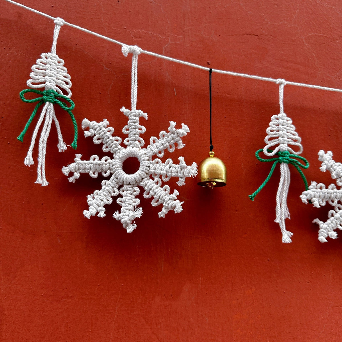 Decorative Snowflake Garland | High & Bury