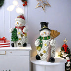 Decorative Snowman Sculpture | High & Bury