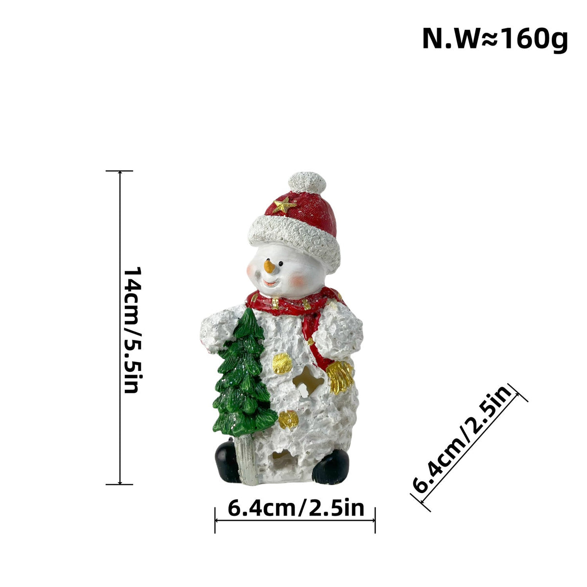 Decorative Snowman Sculpture | High & Bury