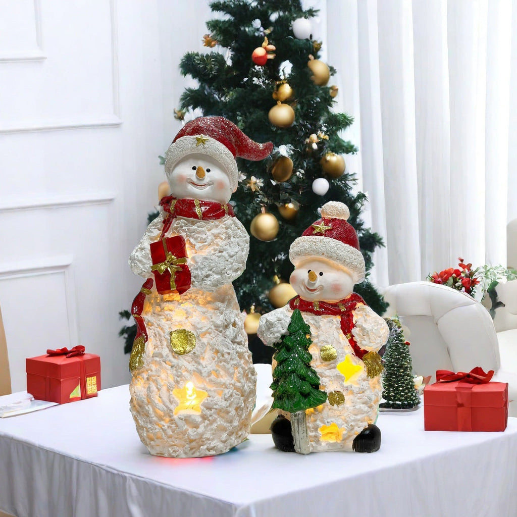 Decorative Snowman Sculpture | High & Bury
