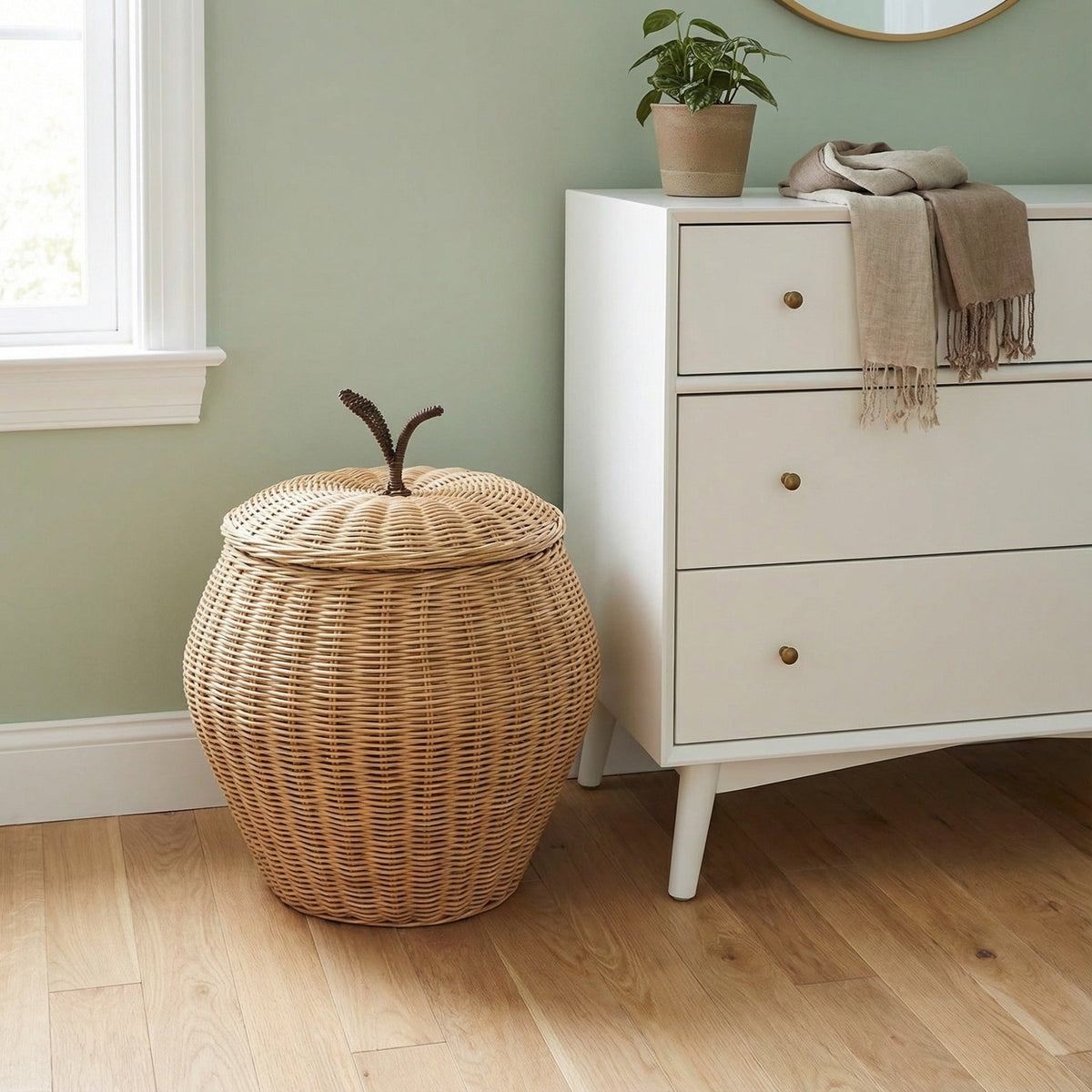 Decorative Storage Basket Apple | High & Bury