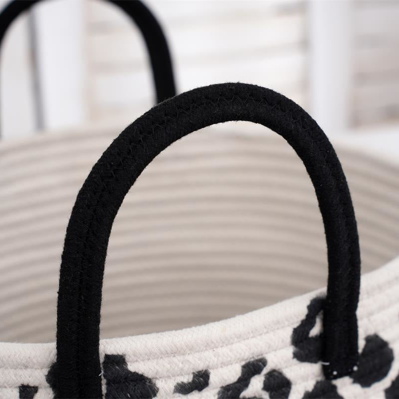Decorative Storage Basket Black 36 | High & Bury