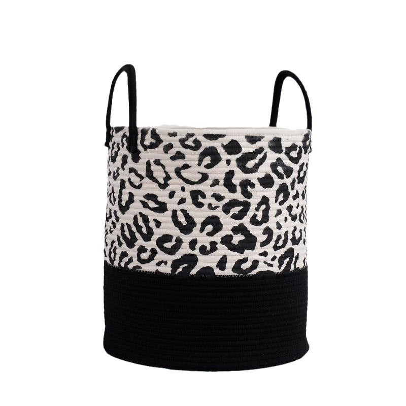 Decorative Storage Basket Black 36 | High & Bury