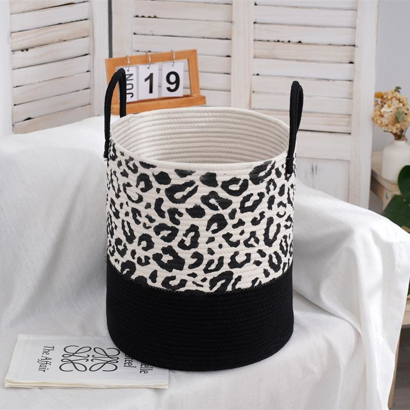 Decorative Storage Basket Black 36 | High & Bury
