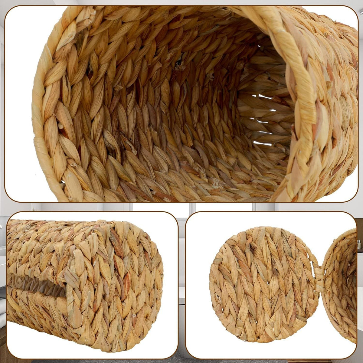 Decorative Storage Basket Brown | High & Bury