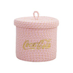 Decorative Storage Basket Cotton Textile | High & Bury