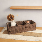 Decorative Storage Basket Gray Brown | High & Bury