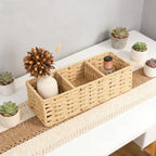 Decorative Storage Basket Gray Brown | High & Bury