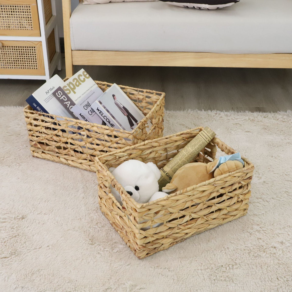Decorative Storage Basket Green Nature | High & Bury