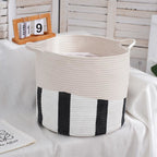 Decorative Storage Basket Green Orange | High & Bury