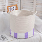 Decorative Storage Basket Green Orange | High & Bury