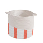 Decorative Storage Basket Green Orange | High & Bury