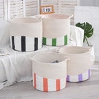 Decorative Storage Basket Green Orange | High & Bury