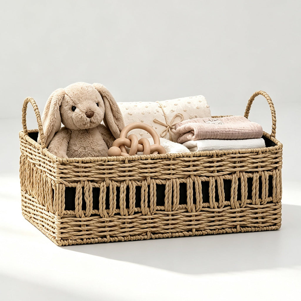 Decorative Storage Basket Handwoven | High & Bury