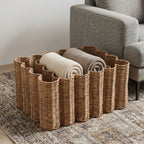 Decorative Storage Basket in Flower Design | High & Bury