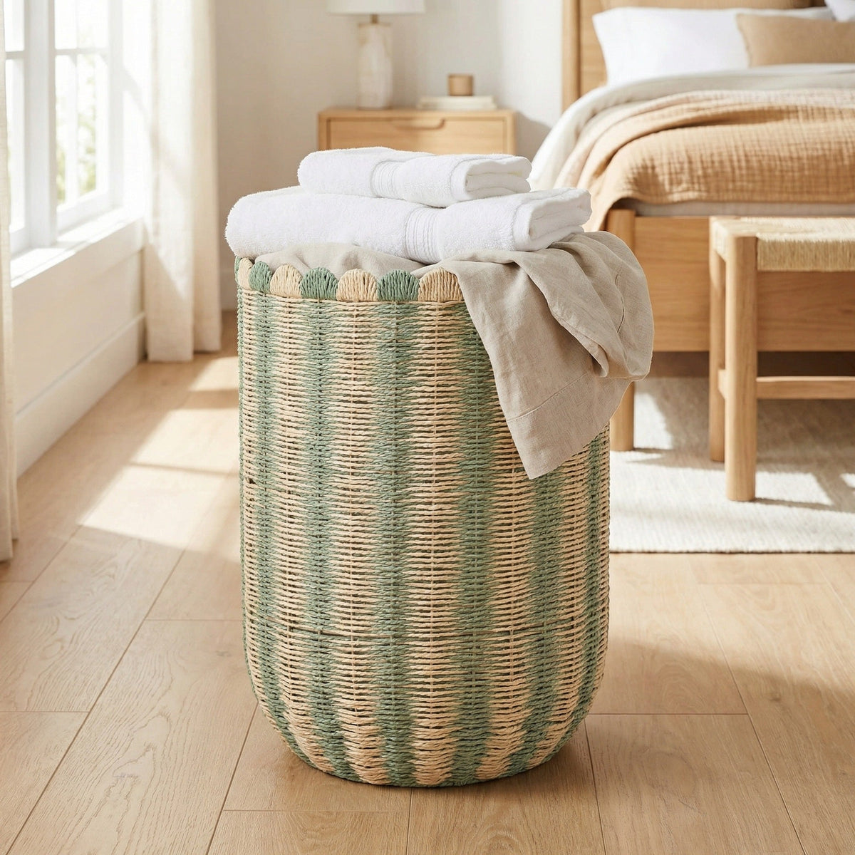 Decorative Storage Basket in Modern Design | High & Bury