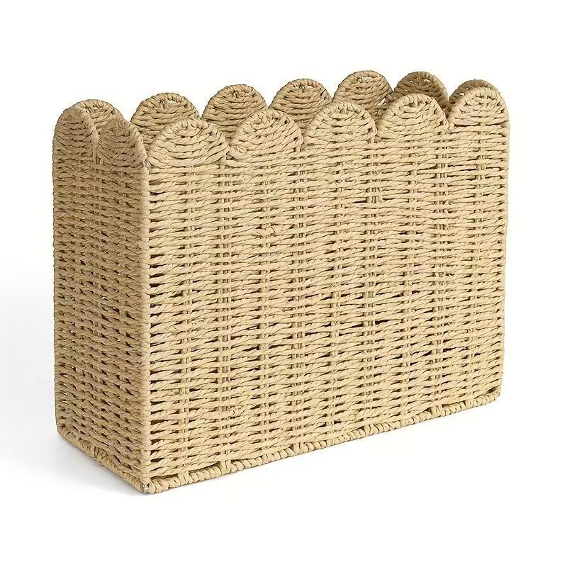 Decorative Storage Basket Khaki | High & Bury