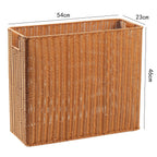 Decorative Storage Basket Light Brown | High & Bury