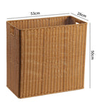 Decorative Storage Basket Light Brown | High & Bury