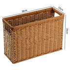 Decorative Storage Basket Light Brown | High & Bury