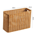 Decorative Storage Basket Light Brown | High & Bury