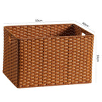 Decorative Storage Basket Light Brown | High & Bury