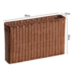 Decorative Storage Basket Light Brown | High & Bury