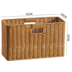Decorative Storage Basket Light Brown | High & Bury