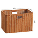 Decorative Storage Basket Light Brown | High & Bury