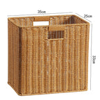 Decorative Storage Basket Light Brown | High & Bury