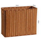 Decorative Storage Basket Light Brown | High & Bury