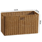 Decorative Storage Basket Light Brown | High & Bury