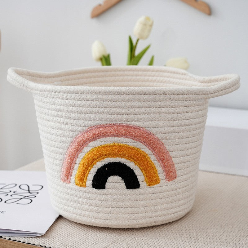 Decorative Storage Basket Lilac | High & Bury