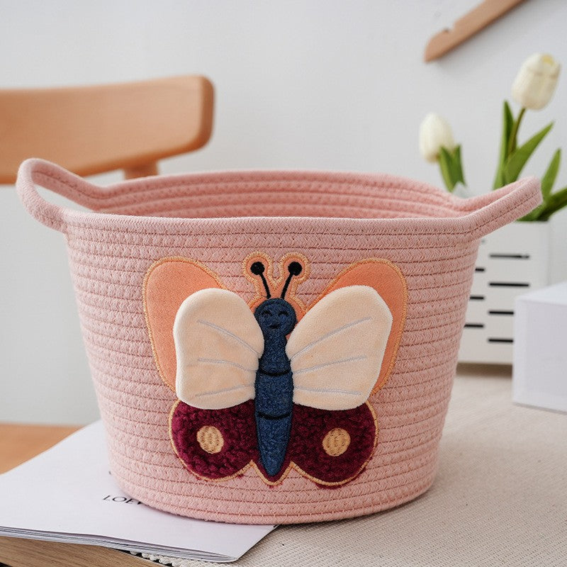 Decorative Storage Basket Lilac | High & Bury
