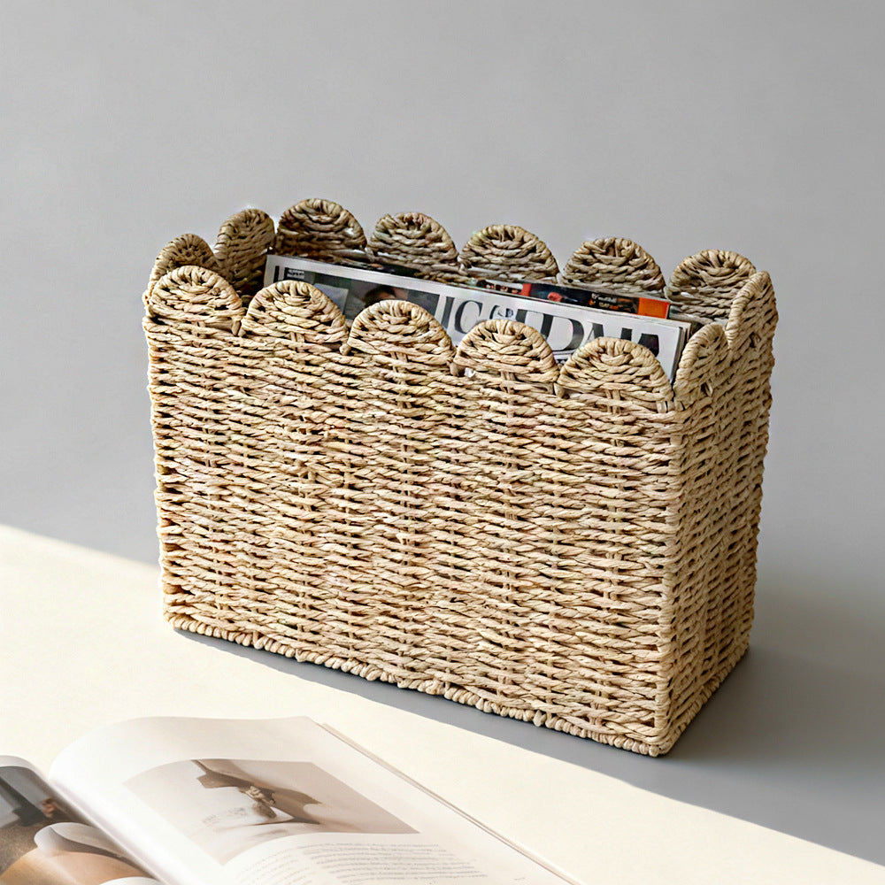Decorative Storage Basket made of High-Quality Natural Material | High & Bury